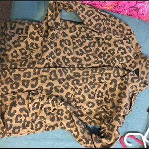 Forever 21 Cheetah Utility Jacket